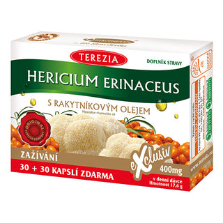TEREZIA Hericium erinaceus s rakyt.olejem cps.60