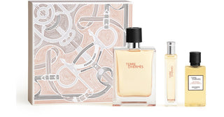 Hermès Set cadou Terre d'Hermes EDT 100 ml, Miniature EDT 15 ml și Gel de duș 40 ml