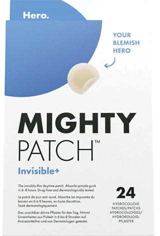 Hero. Patches per skin imperfections Mighty Patch Invisible+ (Hydrocolloid Patches) 24 pezzi