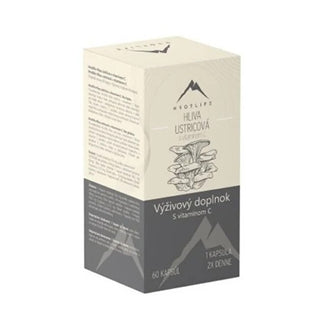 Hrotlife Oyster mushroom con Vitamin C 60 capsule
