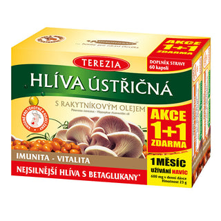 Terezia company Oyster 100% olio di olivello spinoso 60 capsule + 60 capsule gratuite