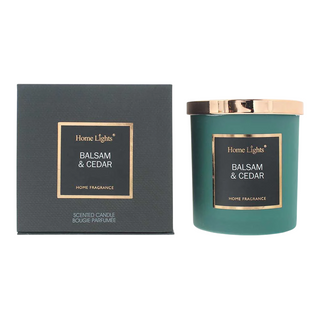 Home lights Balsamo E Cedro, Candela Profumata, 215 g