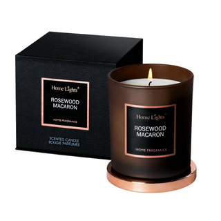 Home lights Palissandro e Macaron, Candela Profumata, 215 g