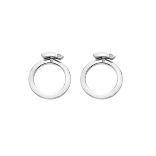 Hot diamonds Designer silver Orecchini Paired DE886
