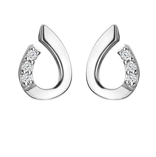 Hot Diamonds Elegante Silberohrringe mit Diamanten, sehr beliebt De729 