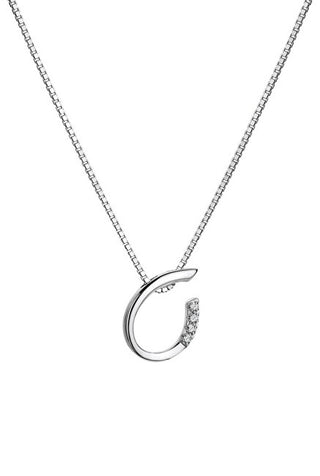 Hot Diamonds Elegante Collana In Argento Con Diamanti A Goccia, Molto Amata Dp908 (Catena, Pendente)