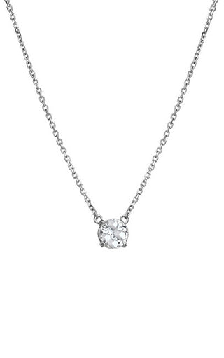 Hot Diamonds Collana In Argento Pregiato Con Topazio E Diamante Tender Dn167