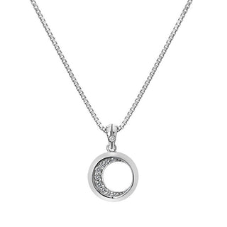 Hot Diamonds Collana Di Lusso In Argento Con Diamante Celestial Dp859 (Catena, Pendente)