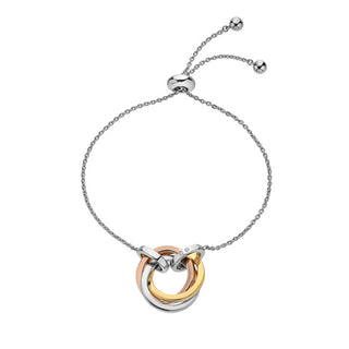 Hot Diamonds Bracciale Tricolore Di Lusso Con Diamanti Trio Dl707