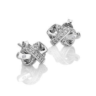 Hot Diamonds Splendidi Orecchini In Argento Con Diamanti E Topazi Aurora De858