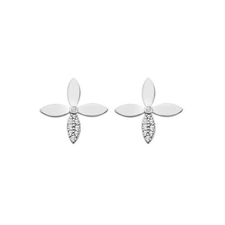 Hot diamonds Stud silver Orecchini Flower Eden DE892
