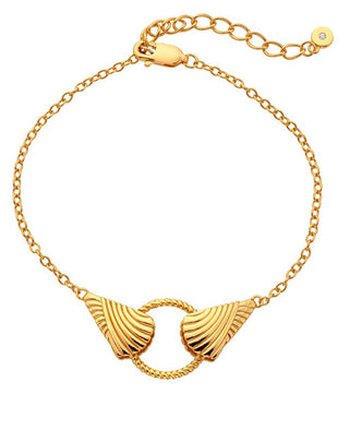 Hot Diamonds Bracciale Placcato Oro Con Diamante Autentico Golden Edit Hope Dl705