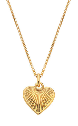 Hot Diamonds Collana Con Cuore Di Diamanti Placcata Oro Jac Jossa Hope Dp1019 (Catena, Pendente)