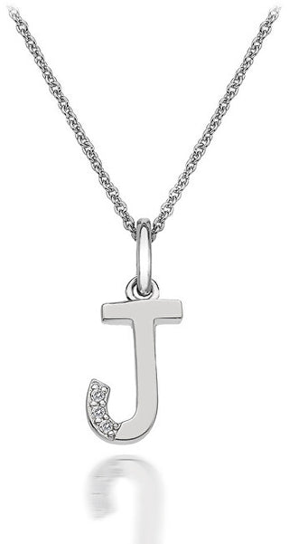 Hot Diamonds Collana Hot Diamonds Micro J Classic Dp410 (Catena, Pendente)