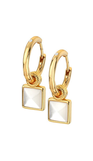 Hot diamonds Charming round Orecchini con diamonds e pearls 2 in 1 Jac Jossa Hope DE714