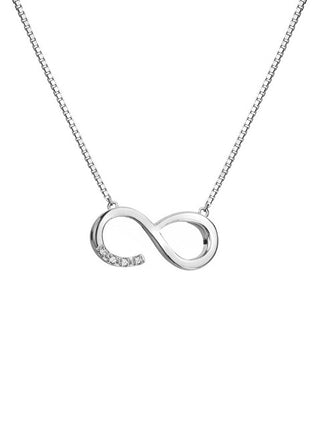 Hot diamonds Lovely Silver Collana con Diamonds Infinitely Much Loved DP910