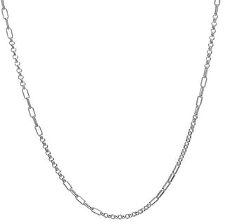 Hot Diamonds Catena In Argento Alla Moda Con Maglie Ch127
