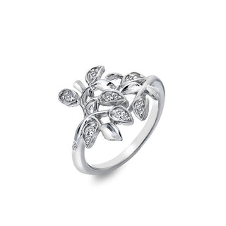 Hot Diamonds Bellissimo Anello In Argento Hot Diamonds Nurture Dr233 - Circuito: 58 Mm