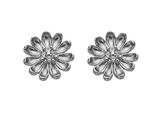 Hot Diamonds Orecchini In Argento Fiore Con Zirconi Proud Of You Silver Whisper Swe009