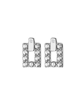 Hot Diamonds Orecchini In Argento Con Diamanti E Topazi Echo De717