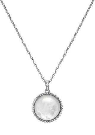 Hot diamonds Most Loved Silver Collana con Diamond e Mother of Pearl DP922