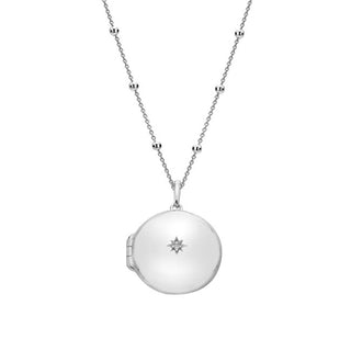 Hot diamonds Silver Collana con diamond Much Loved DP1098 (chain, Ciondolo)