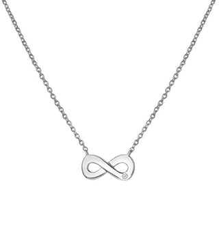 Hot Diamonds Collana In Argento Con Amuleti Di Diamanti Infinity Diamond Dp893