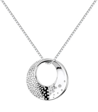 Hot Diamonds Collana In Argento Con Diamante Quest Dp786 (Catena, Pendente)