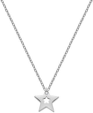 Hot diamonds Sterling silver Collana con amulets DP722
