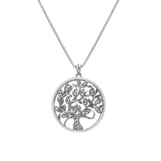 Silver Collana Tree of Life Hot Diamonds Nurture DP864 (chain, Ciondolo)