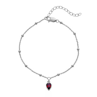 Hot Diamonds Bracciale In Argento Per Donne Nate A Luglio Silver Whisper Swb031