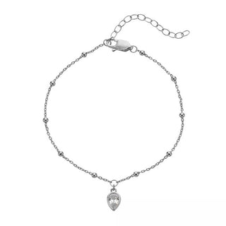 Hot Diamonds Bracciale In Argento Per Donne Nate Ad Aprile Silver Whisper Swb028