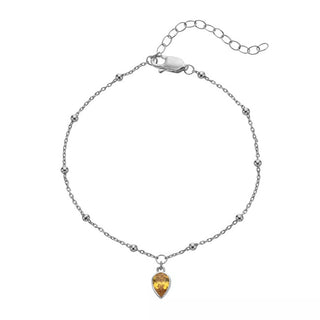 Hot Diamonds Bracciale In Argento Per Donne Nate A Novembre Silver Whisper Swb035