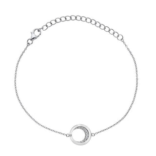 Hot diamonds Silver Bracciale con diamond Celestial DL642