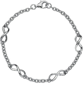 Hot Diamonds Bracciale In Argento Con Diamante Infinity Dl293
