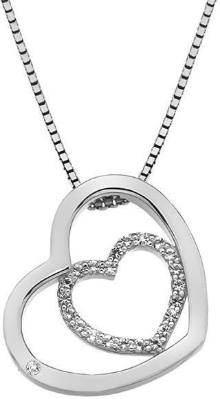 Hot Diamonds Collana Con Cuore In Argento Adorable Encased Dp691