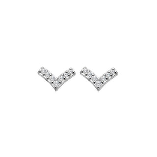 Hot diamonds Sparkling silver Orecchini con diamonds e topazes Lustre DE877