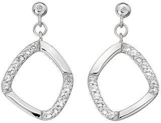 Hot diamonds Glittering silver Orecchini con Behold DE646 diamonds