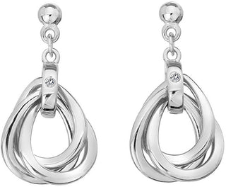 Hot diamonds Amazing silver Orecchini con diamonds Trio DE644