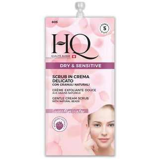 Hq Cosmetique Dry Sensitive Scrub delicato esfoliante Nocciolo Albicocca
