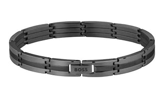 Hugo boss Black steel Bracciale da uomo Brooks 1580804