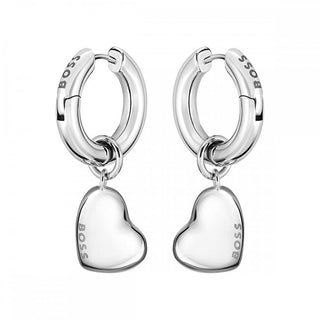 Hugo Boss Élégantes Boucles d'oreilles 2 en 1 en acier Honey Love 1580640 