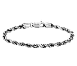 Hugo boss Elegant men's steel Bracciale Valis Myles 1580809 - Length: 19 cm