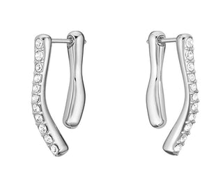 Hugo Boss Orecchini Pendenti Moderni Con Cristalli Lena 1580779