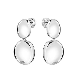 Hugo Boss Orecchini Pendenti In Acciaio Alla Moda Nugget 1580718
