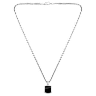 Hugo boss Fashion steel Collana with onyx Odell 1580648