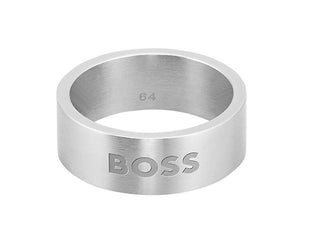 Hugo Boss Men's Fashion Steel Ring 1580457 - Size: 66 Mm 