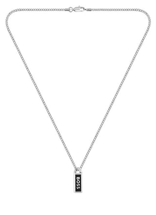 Hugo Boss Collana Da Uomo In Acciaio Kassy Emblem 1580677
