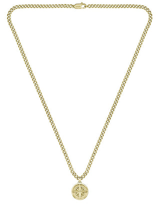 Hugo Boss Men's Necklace Gold Plated Without Tempo 1580549 