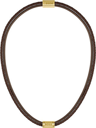 Hugo Boss Collana Originale In Pelle 1580421